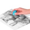 Ластик-клячка художественный BRAUBERG ART "DEBUT", 40х36х10 мм, мягкий, голубой, 229583 - фото 2629939