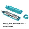 Ластик электрический BRAUBERG "JET", питание от 2 батареек ААА, 8 сменных ластиков, голубой, 229612 - фото 2630059