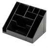 Подставка-органайзер "Каскад", 115х160х105 мм, 9 отделений, черная, ОР11 - фото 2630099