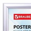 Рамка настенная для рекламы БОЛЬШОГО ФОРМАТА (297х420 мм), алюминиевая, прижимные стороны, BRAUBERG, 232204 - фото 2631022