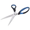 Ножницы BRAUBERG "Office-Expert" 216 мм, сине-черные, резиновые вставки, 3-х сторонняя заточка, 231563 - фото 2631362