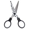 Ножницы 130 мм с цветной печатью "Далматин", чёрно-белые, закругленные, BRAUBERG KIDS, 232276 - фото 2631708