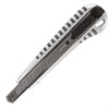 Нож универсальный 9 мм BRAUBERG "Metallic", металлический корпус (рифленый), автофиксатор, блистер, 236971 - фото 2631853