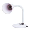 Настольная лампа-светильник SONNEN OU-607, на подставке, цоколь Е27, белый/коричневый, 236680 - фото 2632273