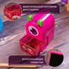 Точилка механическая ПИФАГОР "Монстрик", корпус розовый, для чернографитных и цветных карандашей, 229716 - фото 2632480