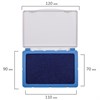 Штемпельная подушка BRAUBERG, 120х90 мм (рабочая поверхность 110х70 мм), синяя краска, 236866 - фото 2632799