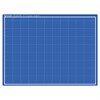 Коврик (мат) для резки BRAUBERG EXTRA 5-слойный, А2 (600х450 мм), двусторонний, толщина 3 мм, синий, 237176 - фото 2633037
