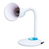 Настольная лампа-светильник SONNEN OU-607, на подставке, цоколь Е27, белый/синий, 236681 - фото 2633173