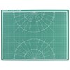 Коврик (мат) для резки BRAUBERG, 3-слойный, А2 (600х450 мм), двусторонний, толщина 3 мм, зеленый, 236903 - фото 2633299