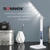 Настольная лампа-светильник SONNEN BR-888A, подставка, светодиодный, LED, 9 Вт, белый, 236664 - фото 2633585