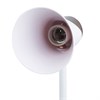 Настольная лампа-светильник SONNEN OU-607, на подставке, цоколь Е27, белый/коричневый, 236680 - фото 2633662
