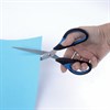 Ножницы BRAUBERG "Office-Expert" 170 мм, сине-черные, резиновые вставки, 3-х сторонняя заточка, 231561 - фото 2633737