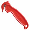 Нож складской безопасный BRAUBERG "Logistic", для вскрытия упаковочных материалов, красный, блистер, 236969 - фото 2633985
