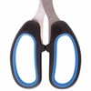 Ножницы BRAUBERG "Classic+", 205 мм, черно-синие, классической формы, резиновые вставки, 236449 - фото 2634331