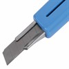 Нож канцелярский 9 мм BRAUBERG "Delta", автофиксатор, цвет корпуса голубой, блистер, 237086 - фото 2634860