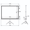 Экран проекционный на треноге (150х200 см), матовый, 4:3, BRAUBERG "TRIPOD", 236732 - фото 2635222
