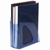 Лоток вертикальный для бумаг BRAUBERG "Delta", 240х90х240 мм, тонированный синий, 237245 - фото 2635877