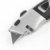 Нож универсальный мощный BRAUBERG "Professional", 4 лезвия в комплекте, автофиксатор, металл, 237160 - фото 2636201
