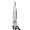 Ножницы BRAUBERG "SUPER", 175 мм, серо-черные, 2-х сторонняя заточка, эргономичные ручки, 237295 - фото 2636260