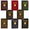 Обложка для паспорта, металлический шильд с гербом, ПВХ, ассорти, STAFF, 237579 - фото 2637042
