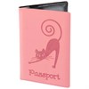 Обложка для паспорта, мягкий полиуретан, "Кошка", персиковая, STAFF, 237615 - фото 2637471