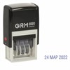 Датер-мини месяц буквами, оттиск 22х4 мм синий, GRM 4820, 124361131 - фото 2637616