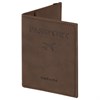 Обложка для паспорта с карманами и резинкой, мягкая экокожа, "PASSPORT", коричневая, BRAUBERG, 238204 - фото 2637756