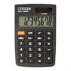 Калькулятор карманный CITIZEN SLD-100NR (90х60 мм), 8 разрядов, двойное питание - фото 2638167