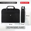 Сумка-портфель BRAUBERG с отделением для ноутбука 13-14", "Chance", 3 кармана, черная, 36х28х5 см, 240455 - фото 2638324