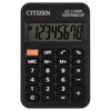 Калькулятор карманный CITIZEN LC-110NR, МАЛЫЙ (89х59 мм), 8 разрядов, питание от батарейки, ЧЕРНЫЙ - фото 2638482