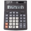 Калькулятор настольный STAFF PLUS STF-333 (200x154 мм), 12 разрядов, двойное питание, 250415 - фото 2638614