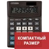 Калькулятор настольный CITIZEN BUSINESS LINE CMB801BK, МАЛЫЙ (137x102 мм), 8 разрядов, двойное питание - фото 2638729