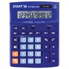 Калькулятор настольный STAFF STF-888-12-BU (200х150 мм) 12 разрядов, двойное питание, СИНИЙ, 250455 - фото 2638890
