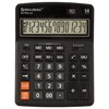 Калькулятор настольный BRAUBERG EXTRA-14-BK (206x155 мм), 14 разрядов, двойное питание, ЧЕРНЫЙ, 250474 - фото 2638958