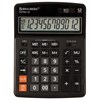 Калькулятор настольный BRAUBERG EXTRA-12-BK (206x155 мм), 12 разрядов, двойное питание, ЧЕРНЫЙ, 250481 - фото 2639118