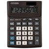 Калькулятор настольный CITIZEN BUSINESS LINE CMB801BK, МАЛЫЙ (137x102 мм), 8 разрядов, двойное питание - фото 2639146
