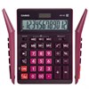 Калькулятор настольный CASIO GR-12С-WR (210х155 мм), 12 разрядов, двойное питание, БОРДОВЫЙ, GR-12C-WR-W-EP - фото 2639159