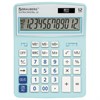 Калькулятор настольный BRAUBERG EXTRA PASTEL-12-LB (206x155 мм), 12 разрядов, двойное питание, ГОЛУБОЙ, 250486 - фото 2639172