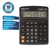 Калькулятор настольный BRAUBERG EXTRA-14-BK (206x155 мм), 14 разрядов, двойное питание, ЧЕРНЫЙ, 250474 - фото 2639269