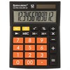 Калькулятор настольный BRAUBERG ULTRA COLOR-12-BKRG (192x143 мм), 12 разрядов, двойное питание, ЧЕРНО-ОРАНЖЕВЫЙ, 250499 - фото 2639292