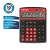 Калькулятор настольный BRAUBERG EXTRA COLOR-12-BKWR (206x155 мм), 12 разрядов, двойное питание, ЧЕРНО-МАЛИНОВЫЙ, 250479 - фото 2639451