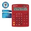 Калькулятор настольный BRAUBERG EXTRA-12-WR (206x155 мм), 12 разрядов, двойное питание, БОРДОВЫЙ, 250484 - фото 2639466