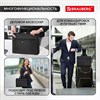 Сумка-портфель BRAUBERG с отделением для ноутбука 15,6", "Tempo", карман, черная, 40х30х4 см, 240453 - фото 2639829