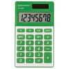 Калькулятор карманный BRAUBERG PK-608-GN (107x64 мм), 8 разрядов, двойное питание, ЗЕЛЕНЫЙ, 250520 - фото 2639985