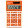 Калькулятор карманный BRAUBERG PK-608-RG (107x64 мм), 8 разрядов, двойное питание, ОРАНЖЕВЫЙ, 250522 - фото 2640022