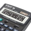Калькулятор настольный STAFF STF-888-14 (200х150 мм), 14 разрядов, двойное питание, 250182 - фото 2640189