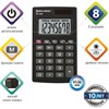 Калькулятор карманный BRAUBERG PK-408-BK (97x56 мм), 8 разрядов, двойное питание, ЧЕРНЫЙ, 250517 - фото 2640470