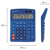 Калькулятор настольный BRAUBERG EXTRA-12-BU (206x155 мм), 12 разрядов, двойное питание, СИНИЙ, 250482 - фото 2640483