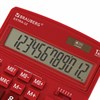 Калькулятор настольный BRAUBERG EXTRA-12-WR (206x155 мм), 12 разрядов, двойное питание, БОРДОВЫЙ, 250484 - фото 2640763