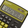 Калькулятор настольный BRAUBERG EXTRA-12-BKOL (206x155 мм), 12 разрядов, двойное питание, ЧЕРНО-ОЛИВКОВЫЙ, 250471 - фото 2640767